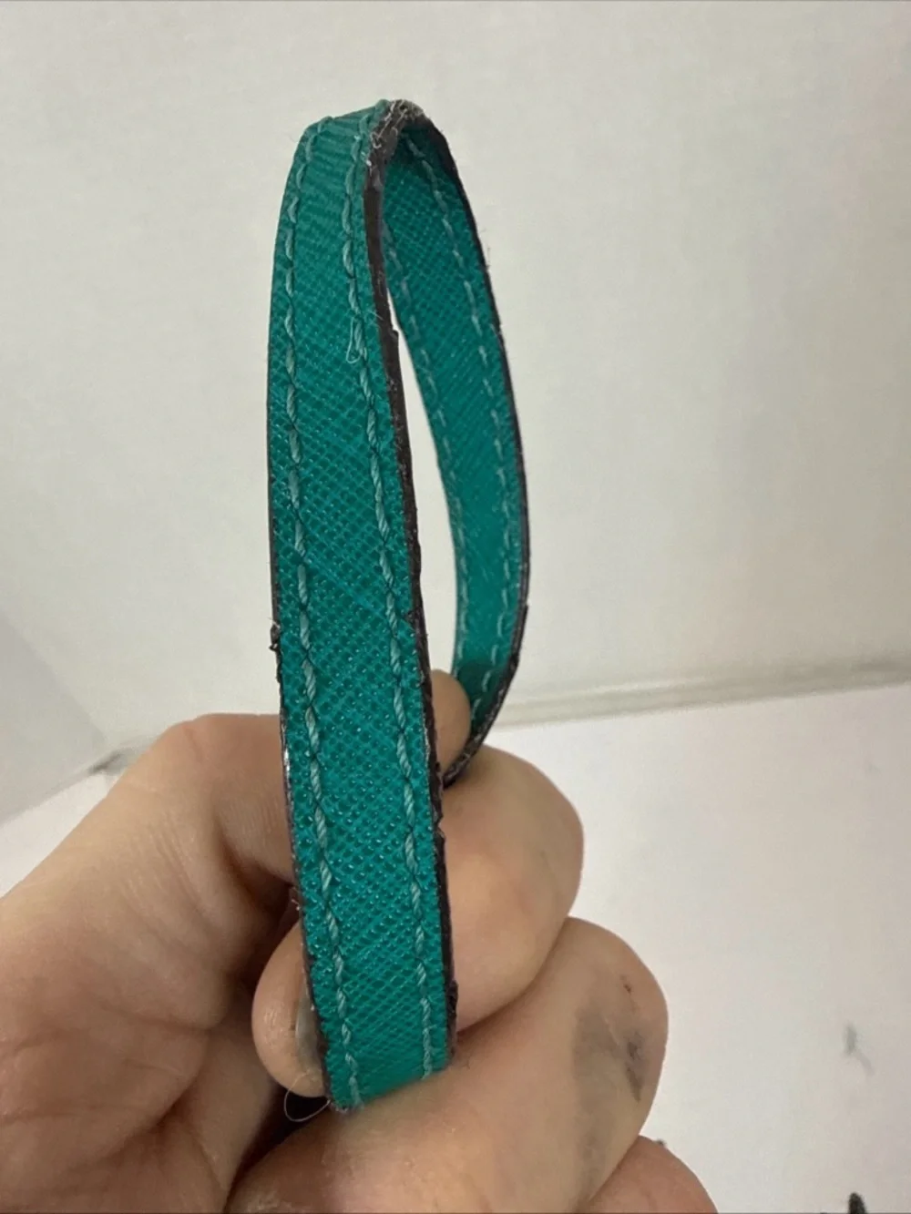 Michael Kors Teal Green Wristlet Wallet with Gold Logo